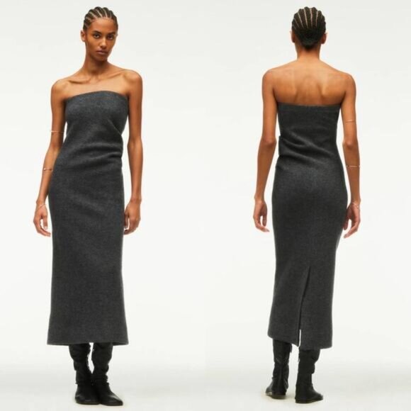 ZARA WOOL DRESS LIMITED EDITION GRAY - Picture 2 of 9